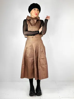 Lurdes Bergada Copper Midi Skirt 380