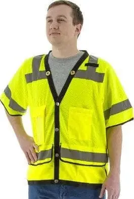 MAJESTIC - Class 3 Heavy Duty Vest w/ Metal Snaps