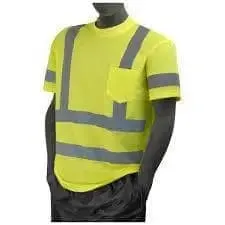 MAJESTIC - High Vis Yellow Short Sleeve Class 3 w/ Pocket