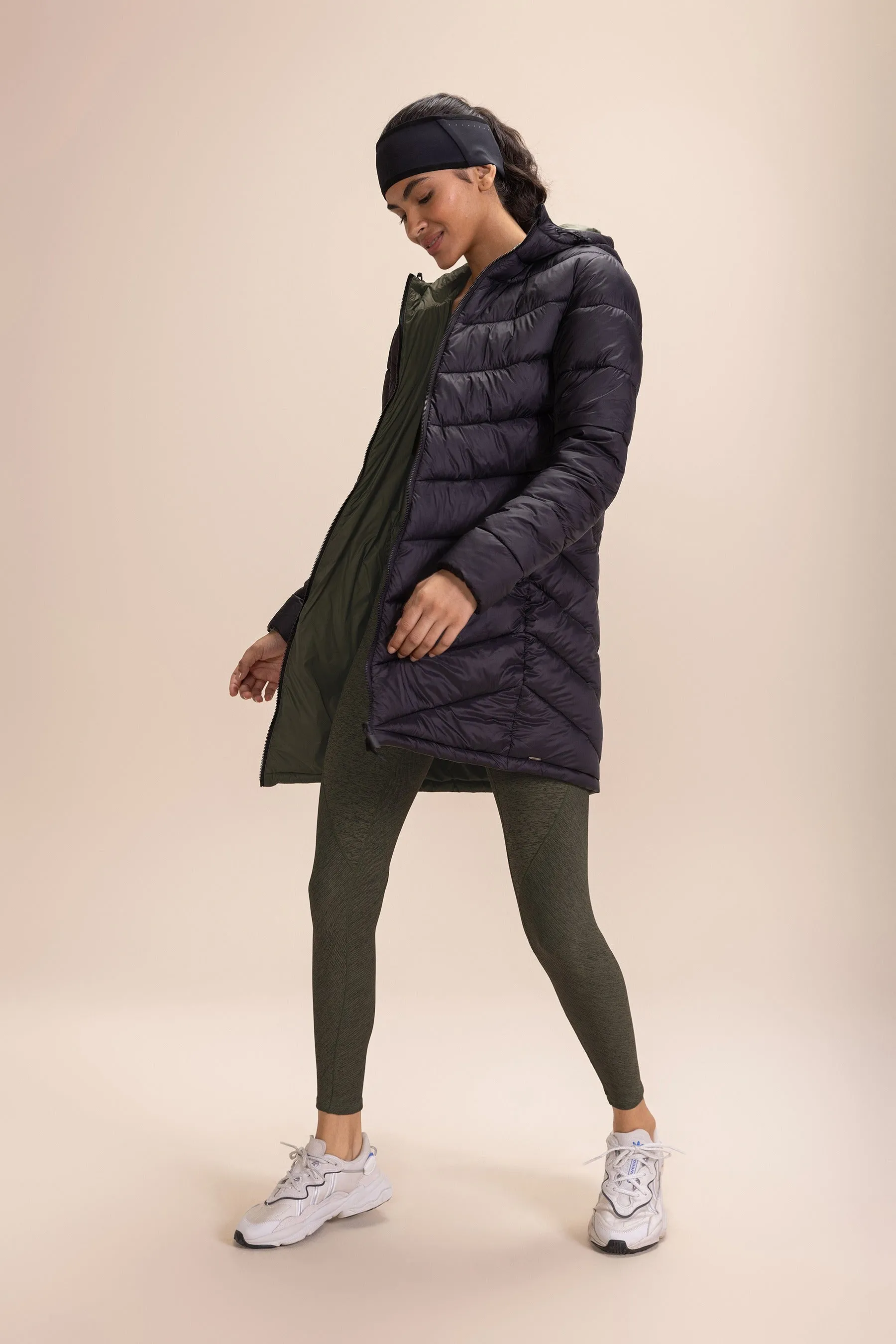 Maxi Reversible Puffer Jacket