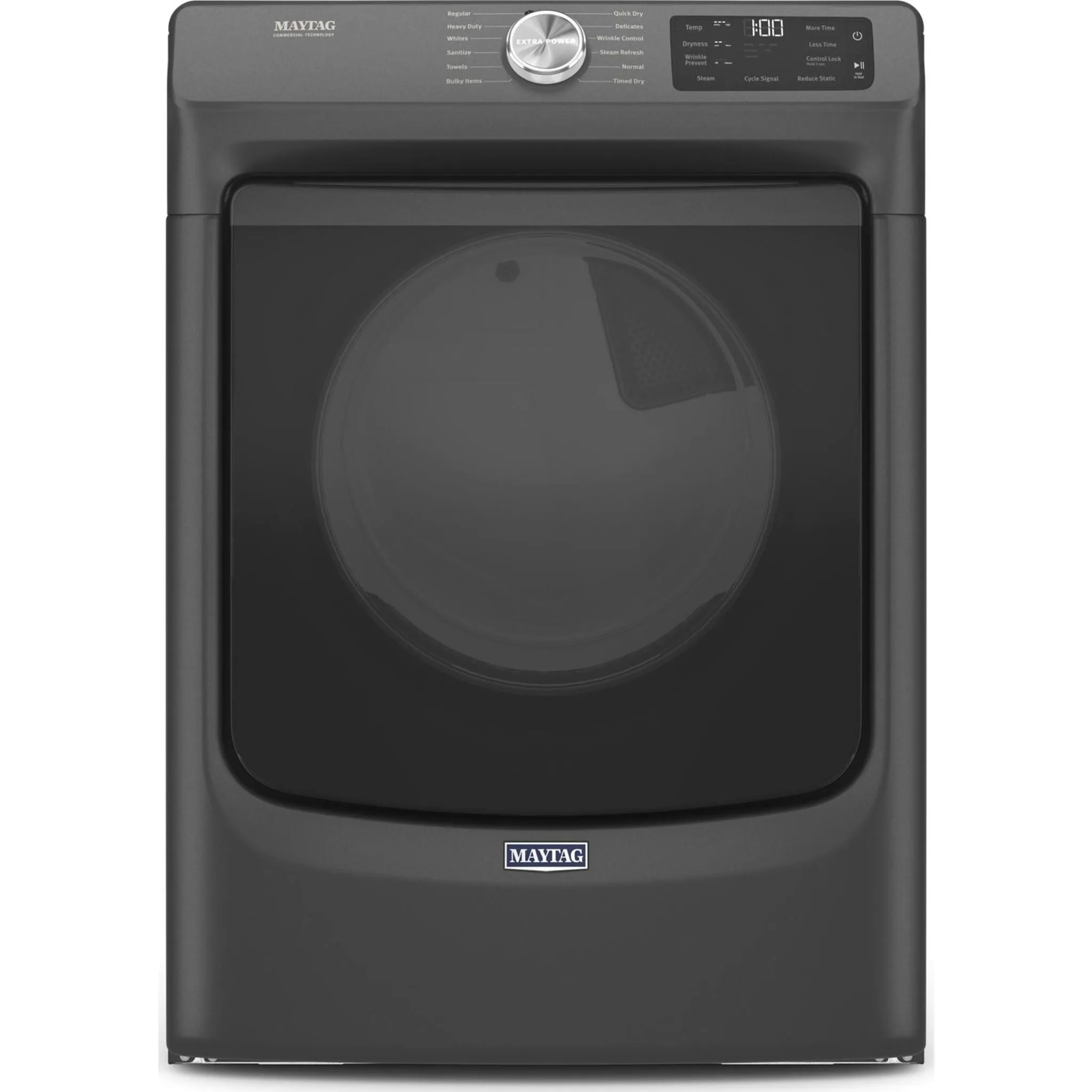 Maytag Front Load Gas Dryer with Extra Power and Quick Dry Cycle - 7.3 cu. ft. (MGD6630MBK)