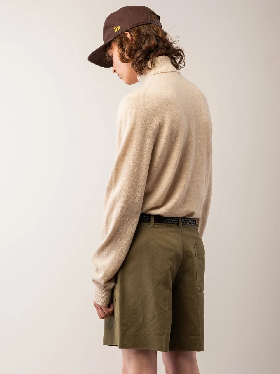 Men Turtleneck Sweater_Oatmeal