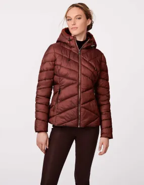 Metro Zigzag Hood Active Puffer Jacket