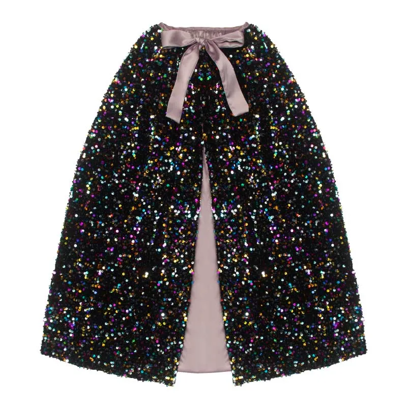 Mimi & Lula - Rainbow Dazzle sequin cape