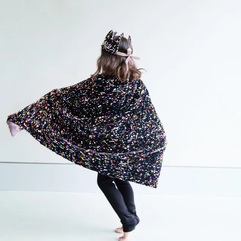 Mimi & Lula - Rainbow Dazzle sequin cape