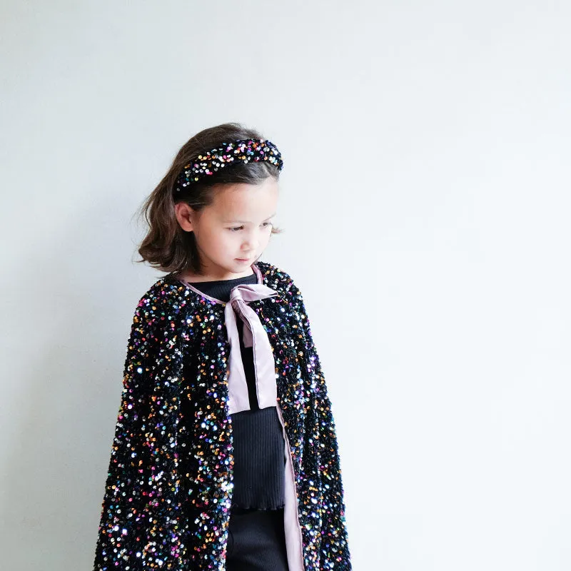 Mimi & Lula - Rainbow Dazzle sequin cape