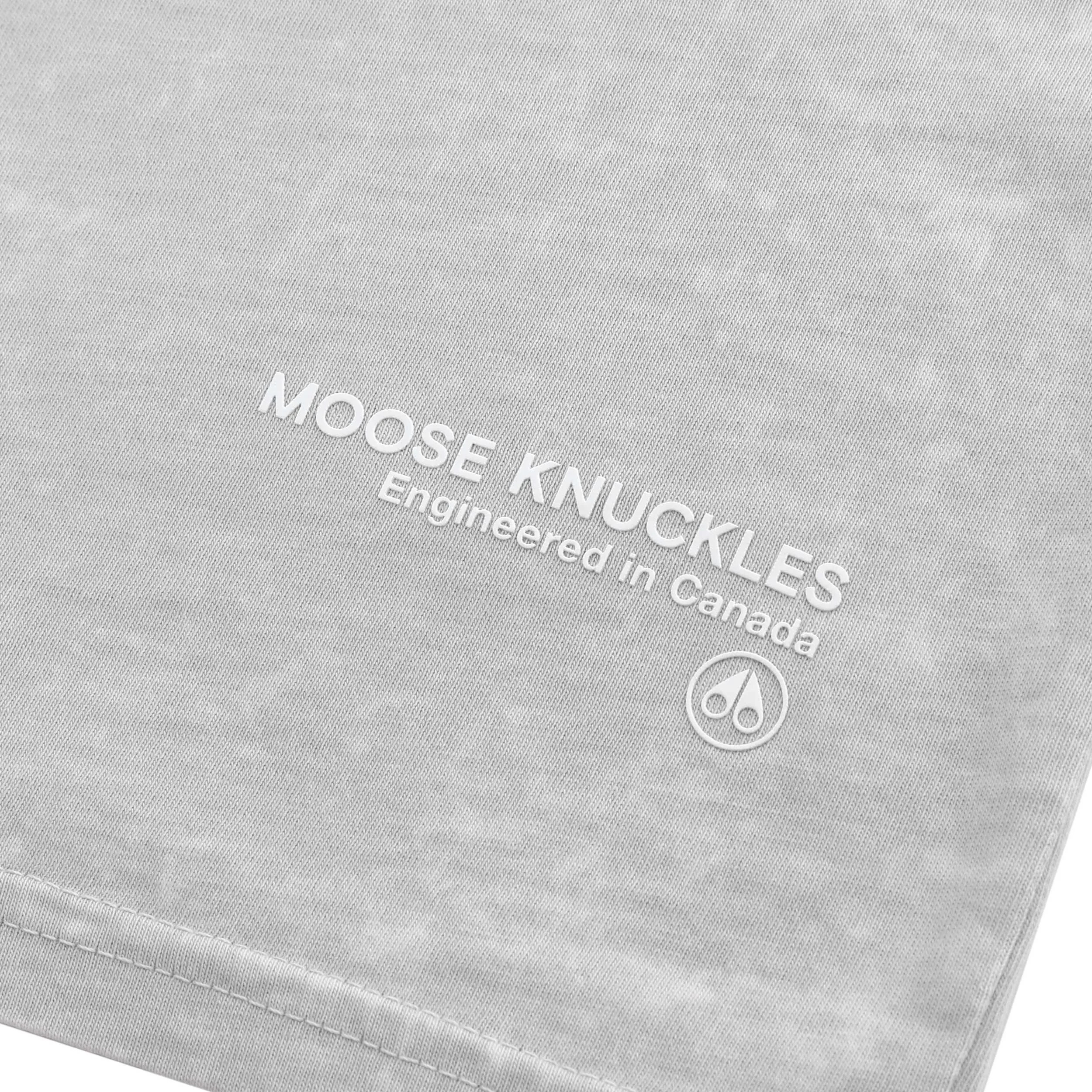 Moose Knuckles Philippe T Shirt in Steel Wash