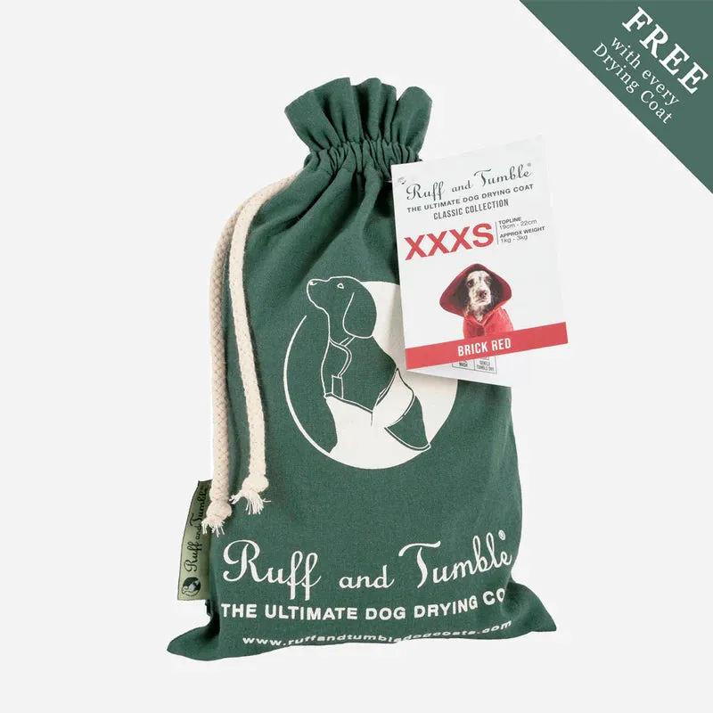 NEW Ruff and Tumble Dog Drying Coat - Forest Green