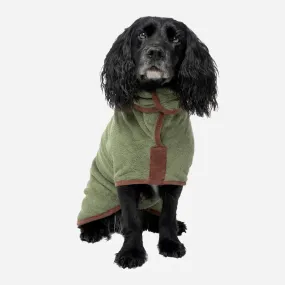 NEW Ruff and Tumble Dog Drying Coat - Moss