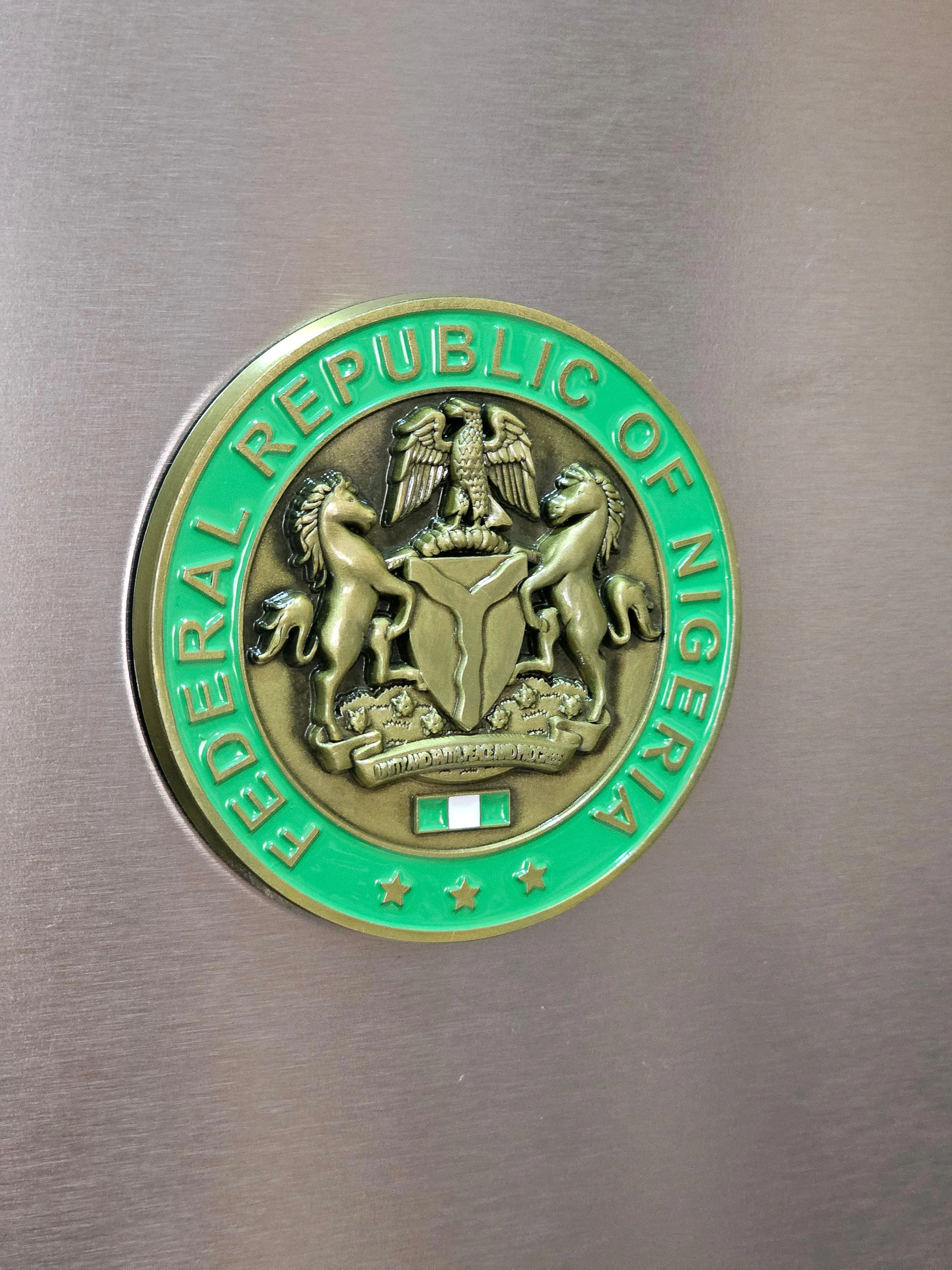 Nigerian Coat of Arm Fridge Magnets