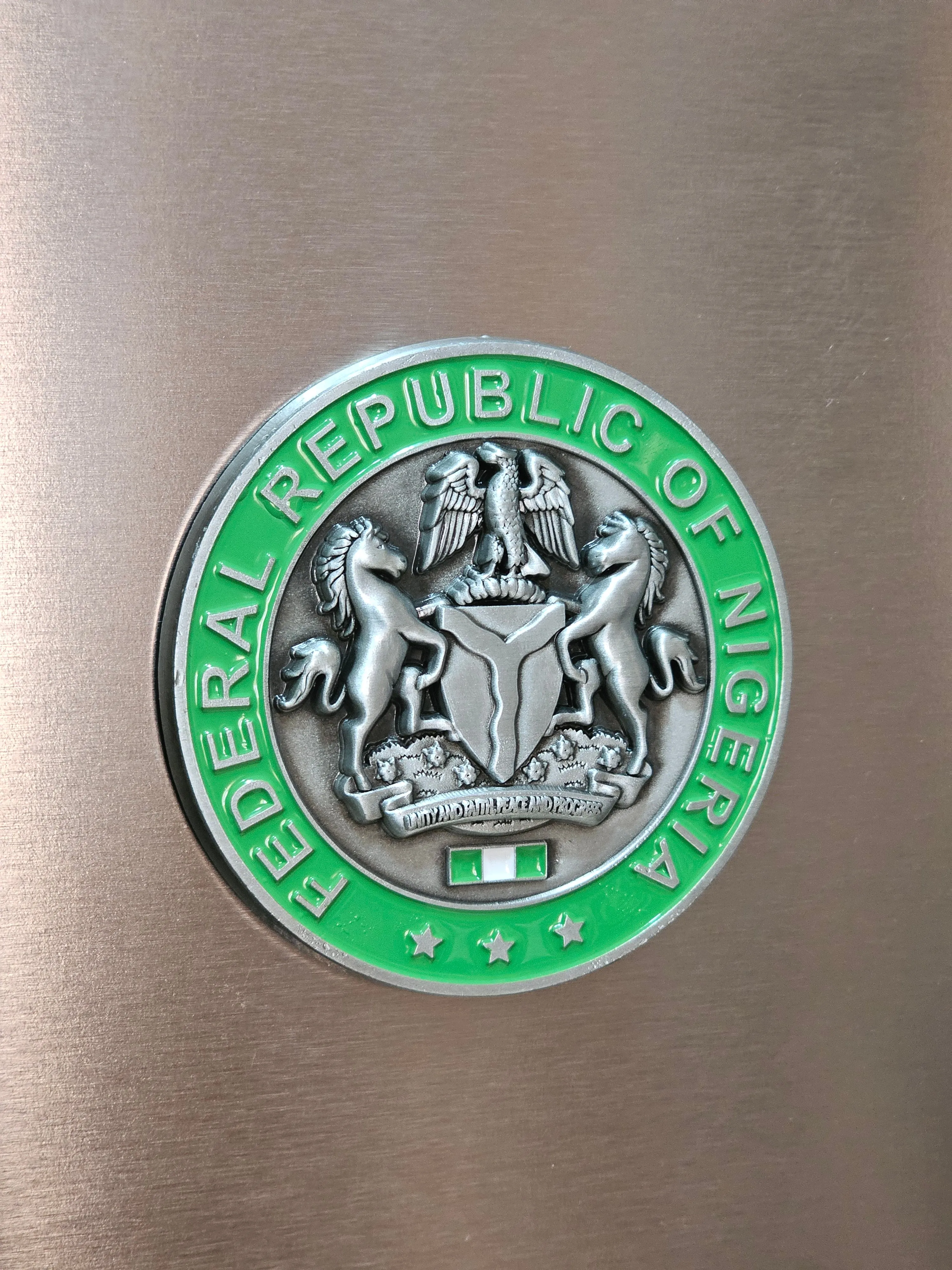 Nigerian Coat of Arm Fridge Magnets