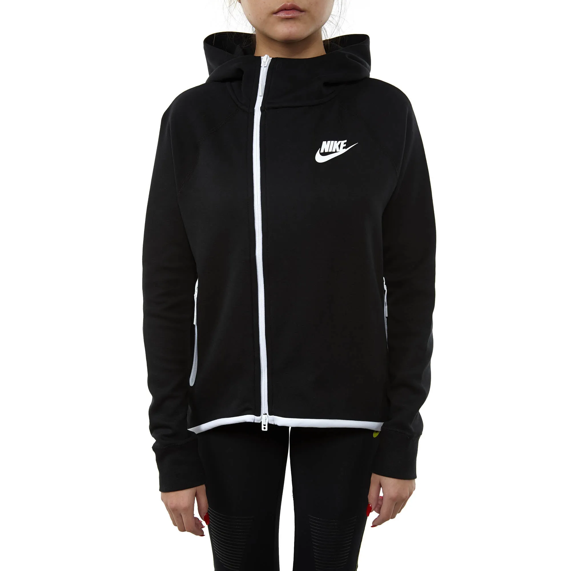 Nike Tech Fleece Cape Full Zip Hoodie Womens Style : 930757-011