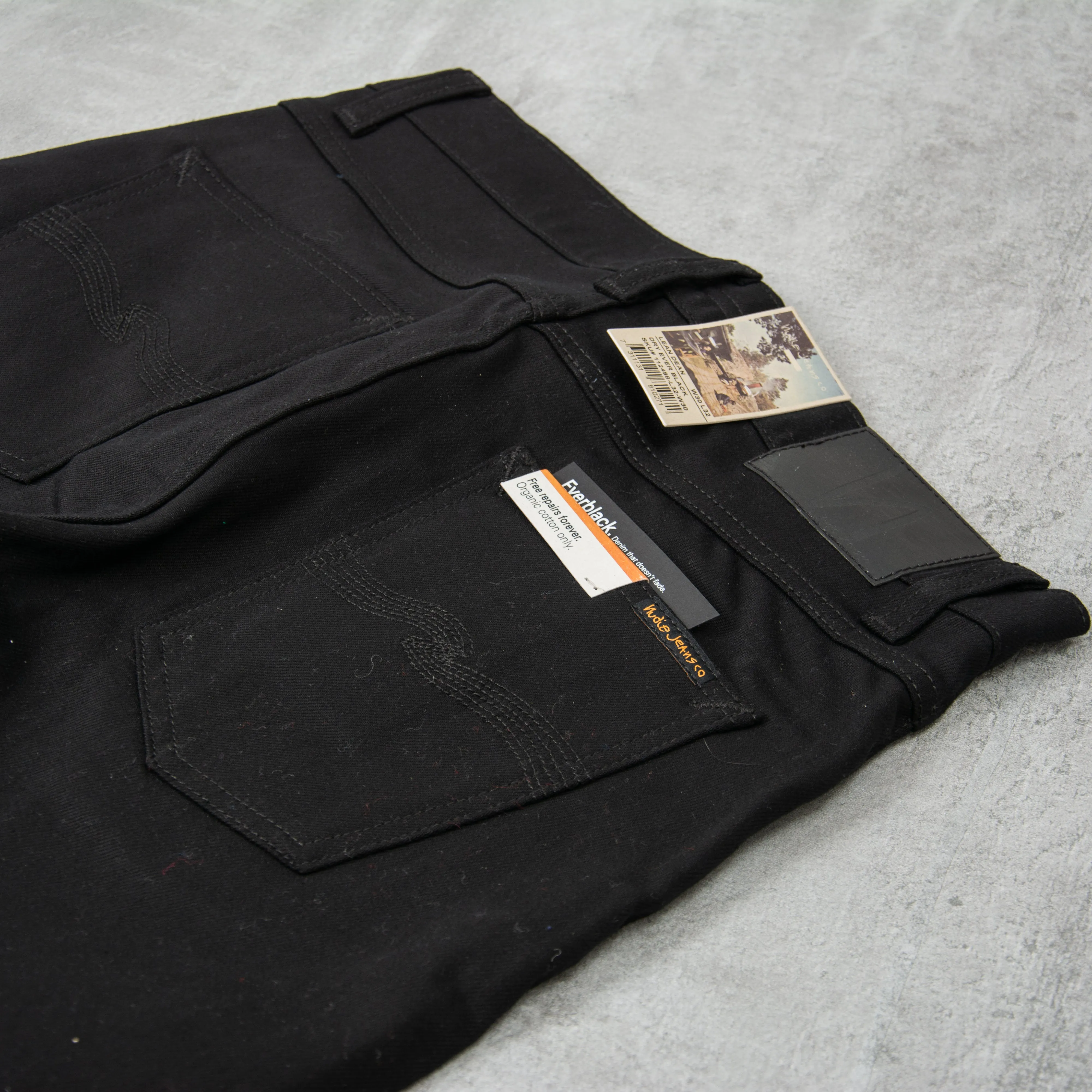 Nudie Lean Dean Jean - Dry Everblack