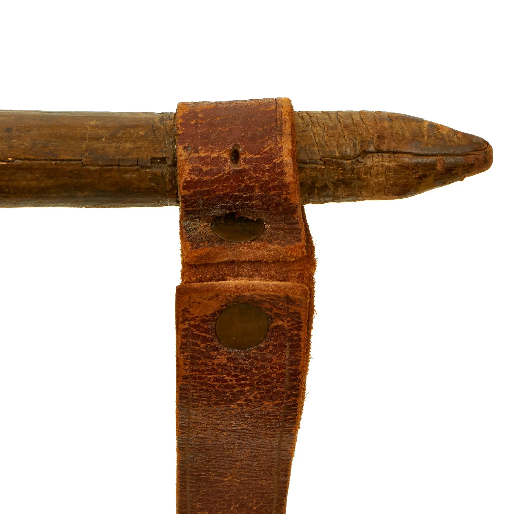 Original Australian WWI Carved Wood Trench Raiding Club - From Personal Collection David F. Machnicki Author of At Arm's Length Series