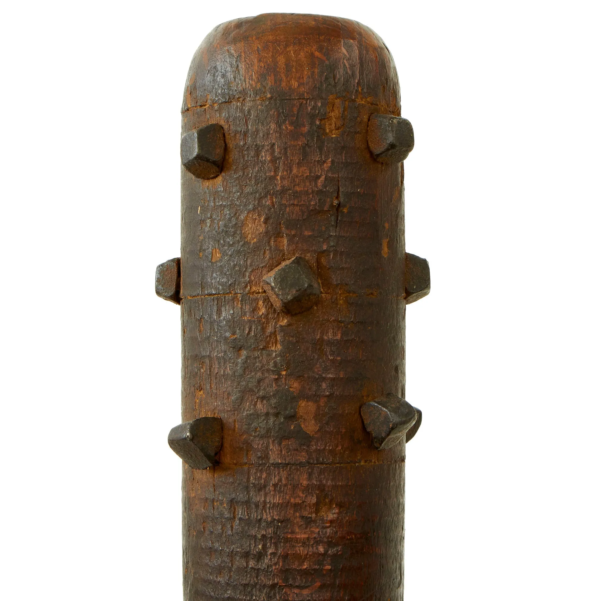 Original British WWI Lead Core Trench Raiding Club With Hobnail Studded End - From Personal Collection David F. Machnicki Author of At Arm's Length Series