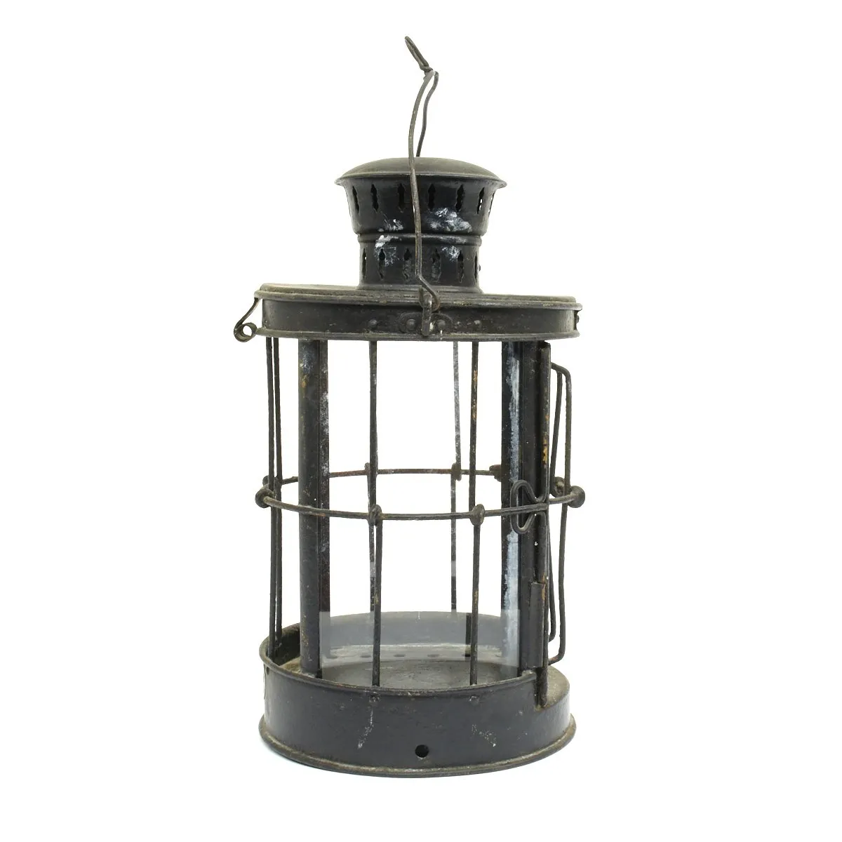 Original British WWI Trench Lantern by Albion Lamp Co of Birmingham - Dated 1916