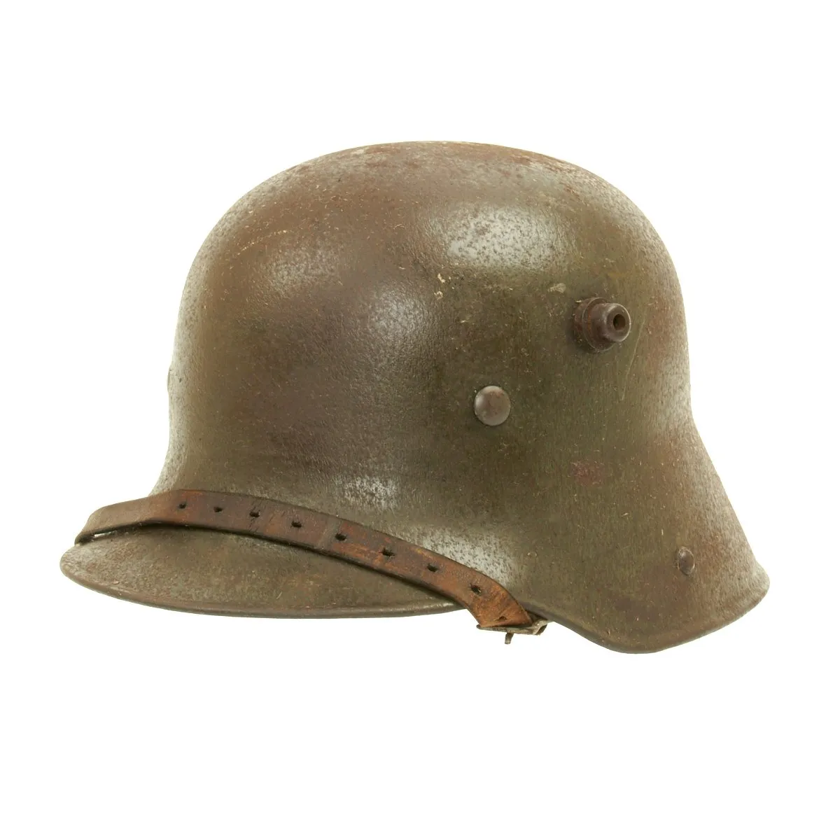 Original German WWI M16 WWII Transitional Helmet with Original Liner - ET66