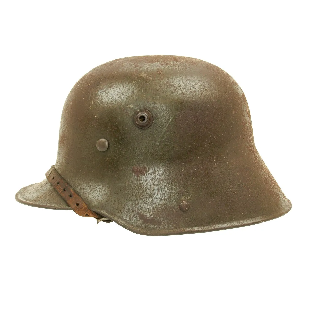 Original German WWI M16 WWII Transitional Helmet with Original Liner - ET66