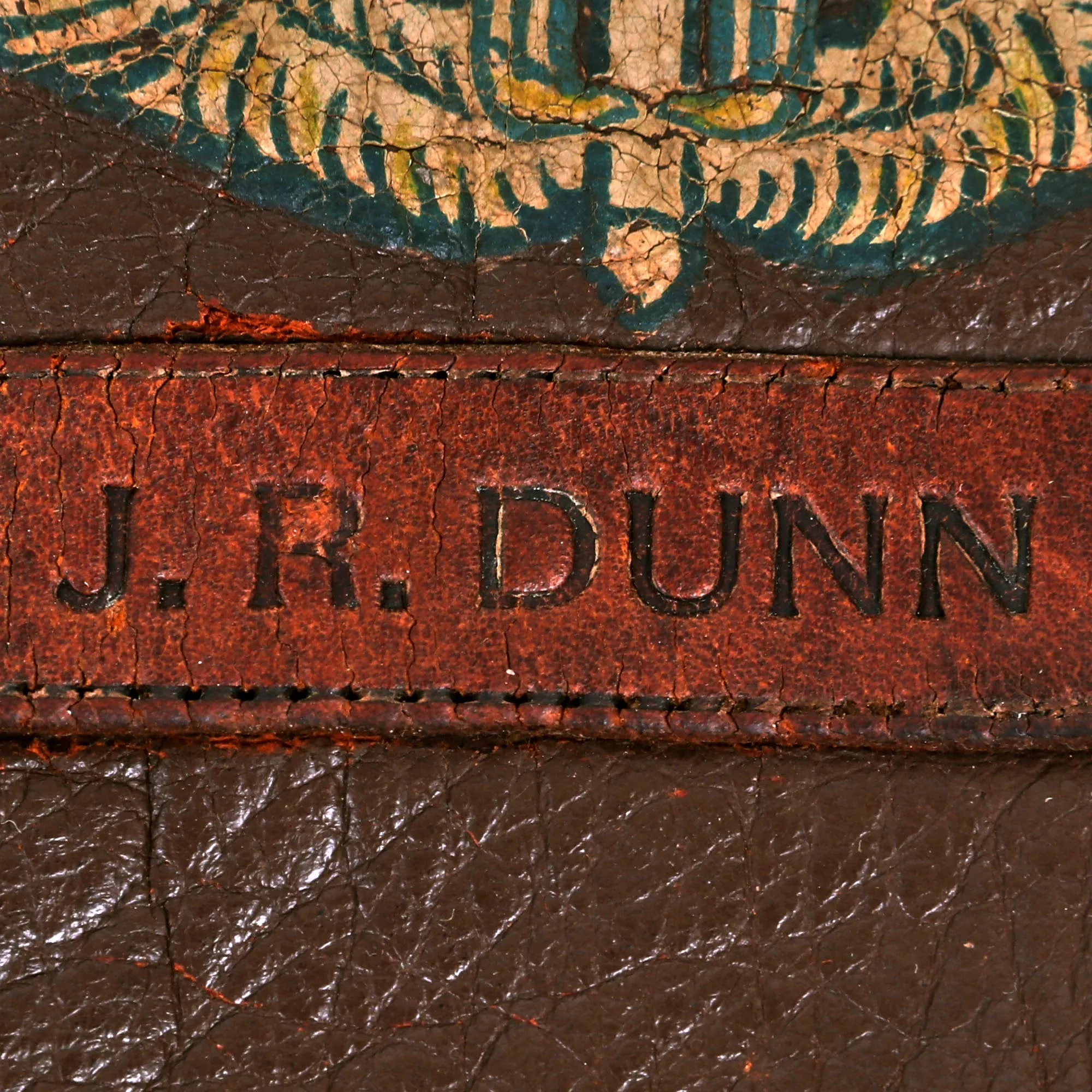 Original U.S. WWII B-24 Rum Hound Painted A-2 Jacket Grouping Named to Tail Gunner J.R. DUNN - Completed 51 Missions with Confirmed Bf 109 Downing - 824 Bomb Squadron