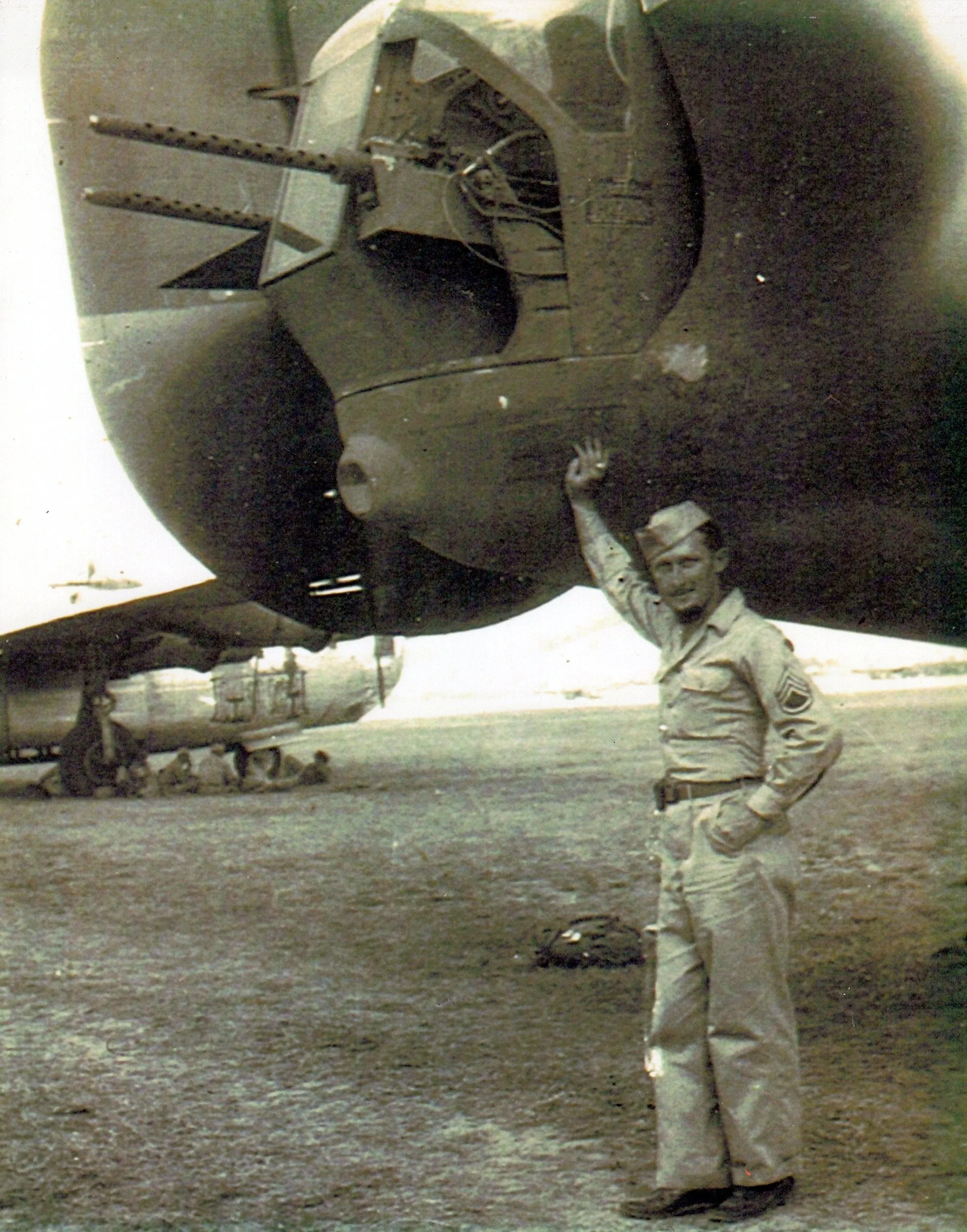 Original U.S. WWII B-24 Rum Hound Painted A-2 Jacket Grouping Named to Tail Gunner J.R. DUNN - Completed 51 Missions with Confirmed Bf 109 Downing - 824 Bomb Squadron