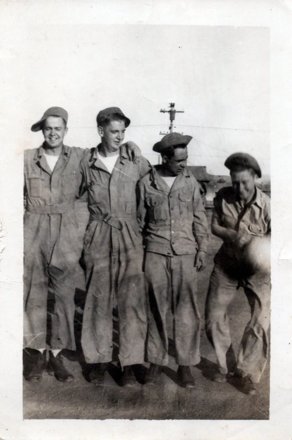 Original U.S. WWII B-24 Rum Hound Painted A-2 Jacket Grouping Named to Tail Gunner J.R. DUNN - Completed 51 Missions with Confirmed Bf 109 Downing - 824 Bomb Squadron