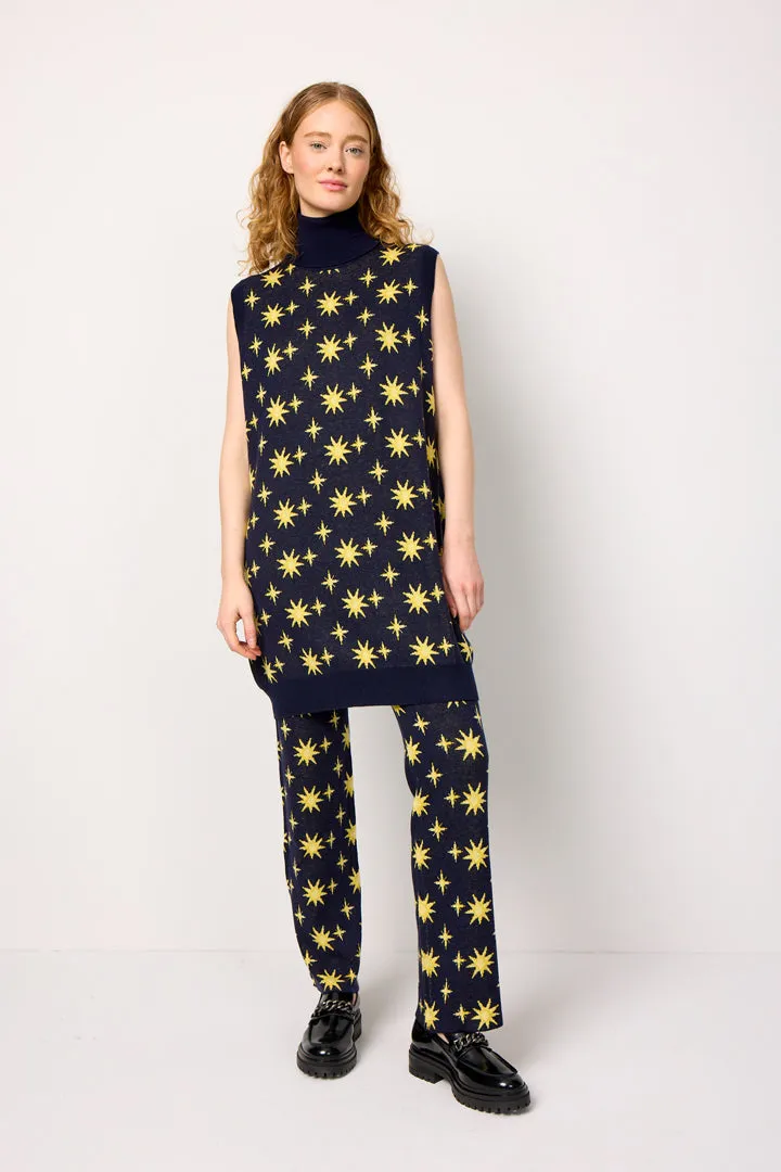 Orion Knit Vest - Midtnight Stars