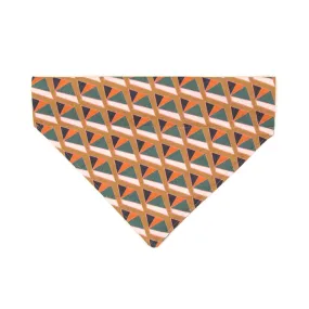 Pet Bandana - "Bastet" - Egyptian Bandana for Cat   Small Dog / Art Deco, Pyramid / Slide-on Bandana / Over-the-Collar (One Size)