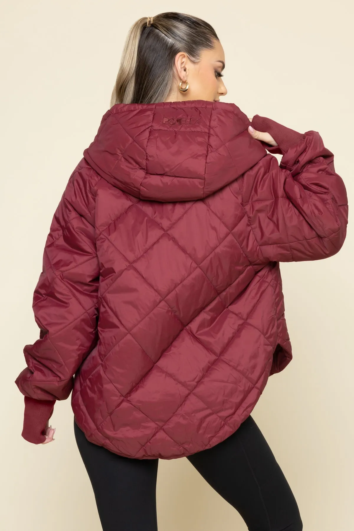 Pillow Packable Puffer Jacket - Crimson