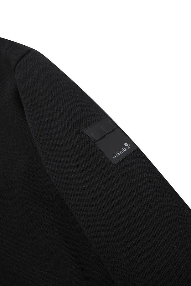 Pique Half-Zip Turtleneck