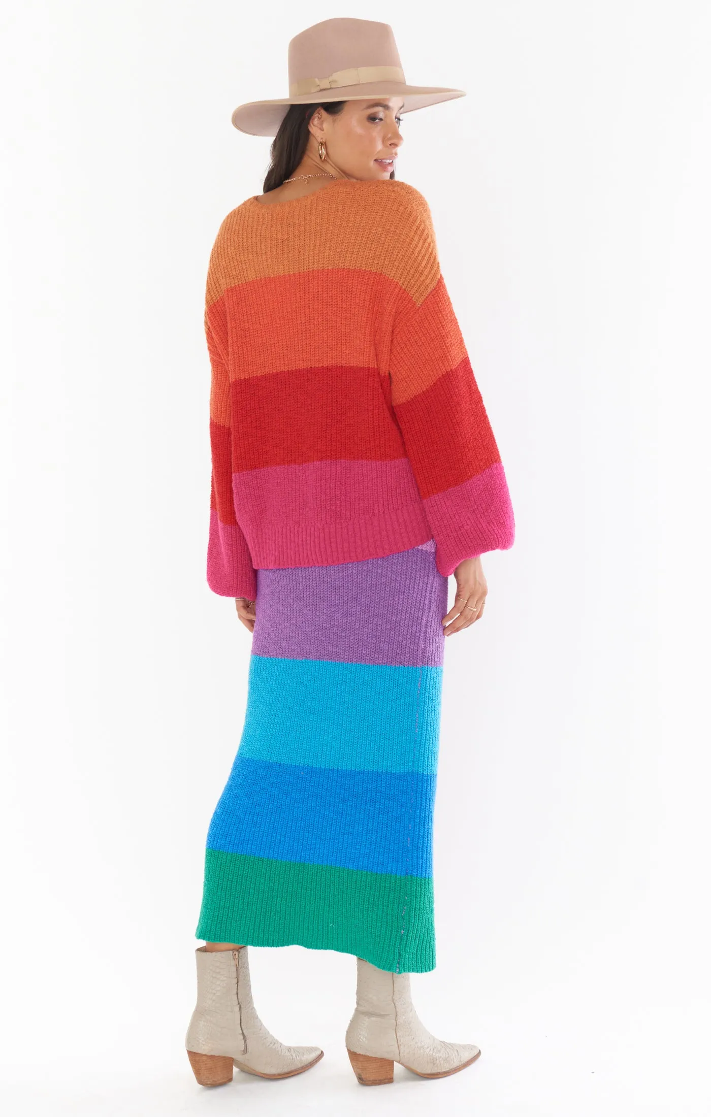 Pismo Sweater ~ Sunrise Stripe Knit