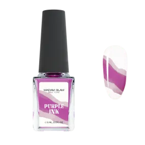 Purple Nail Art Ink