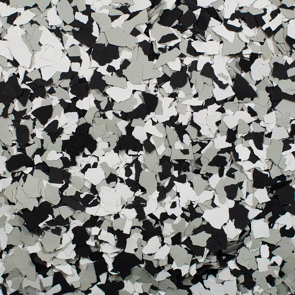 "Domino" 1/4 in. Epoxy Floor Flakes