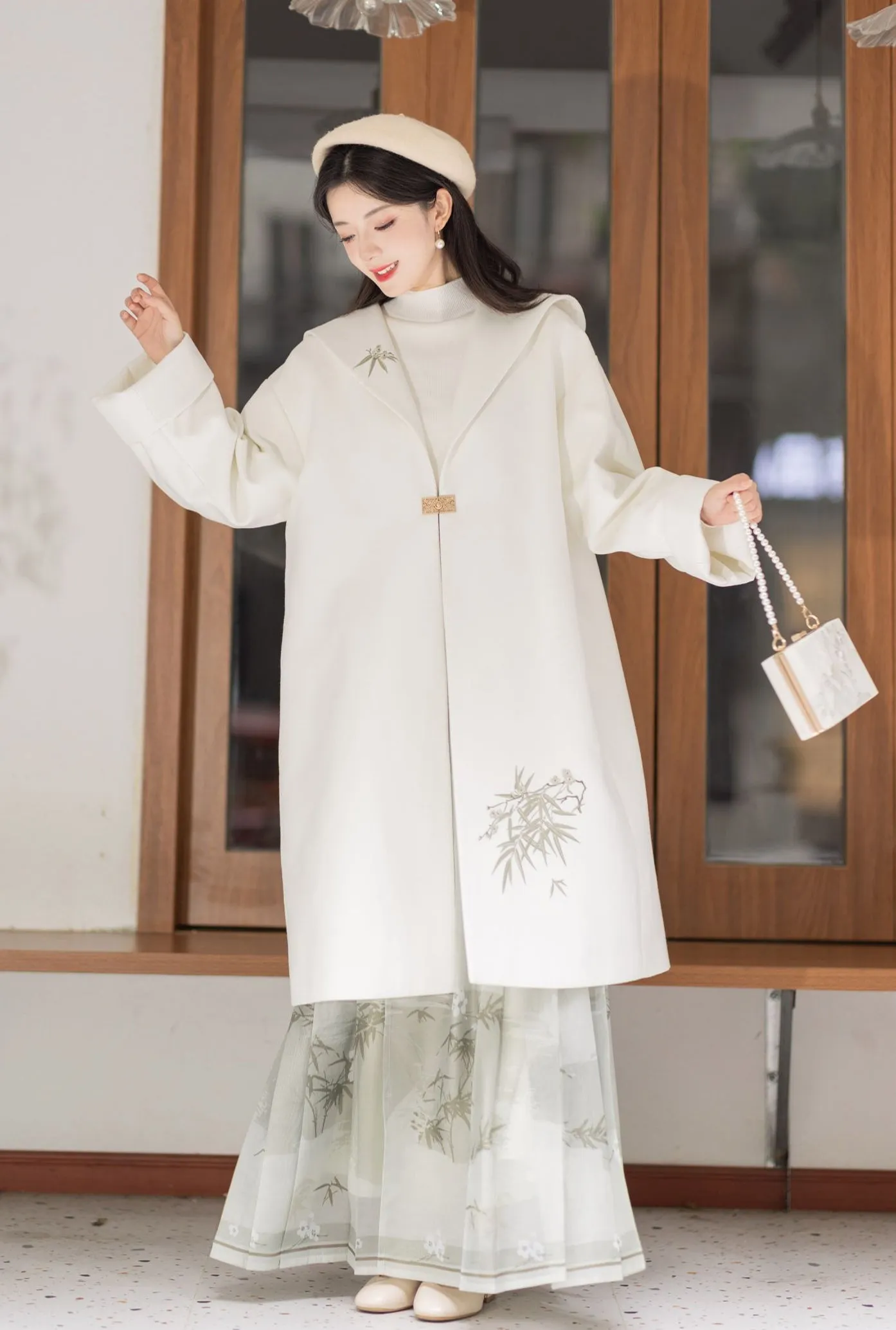 "竹墨清影" Modern Hanfu Set