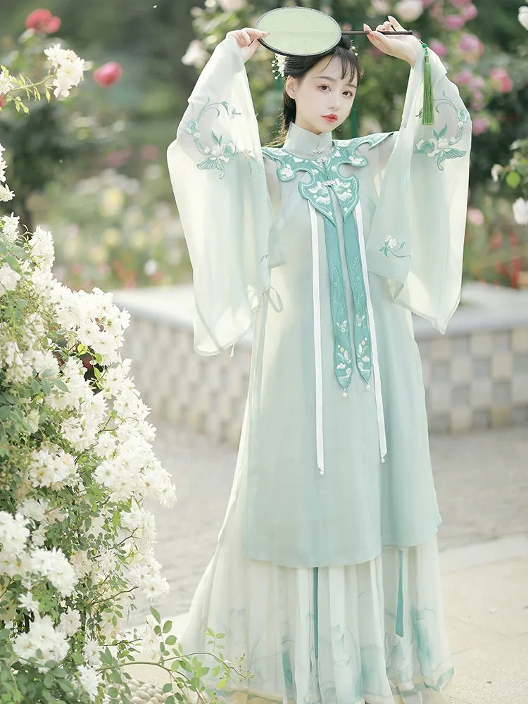 "不染"Ming-Dynasty Hanfu Set