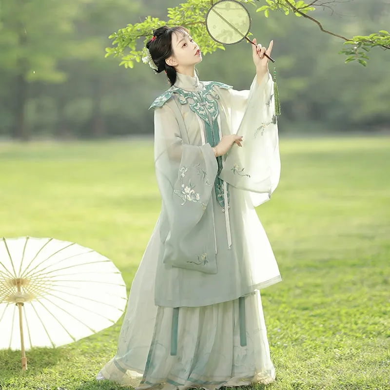 "不染"Ming-Dynasty Hanfu Set