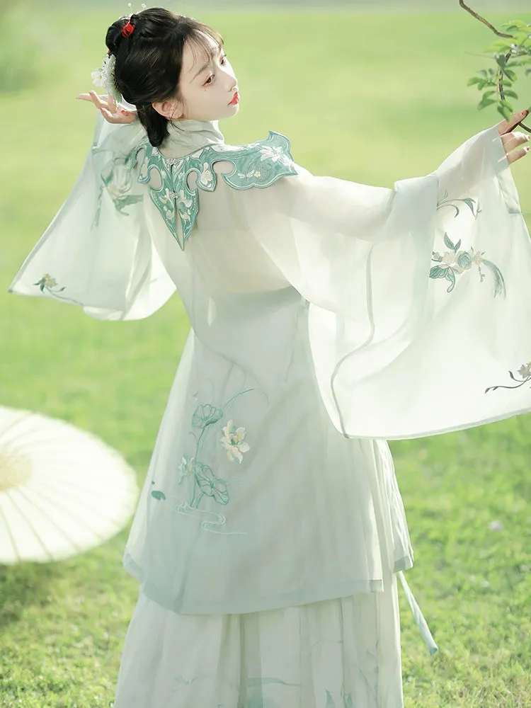 "不染"Ming-Dynasty Hanfu Set