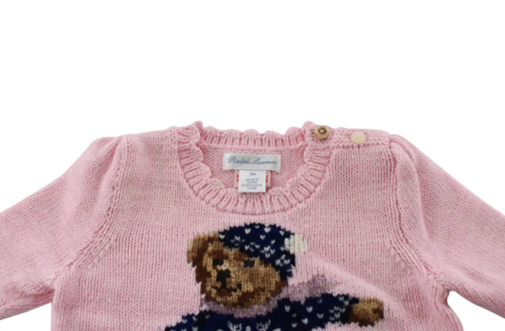 Ralph Lauren, Baby Girls Sweater, 0-3 Months