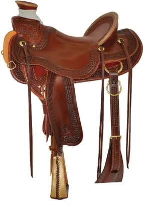 Reinsman Custom Elko Ranch Saddle, Wide Tree