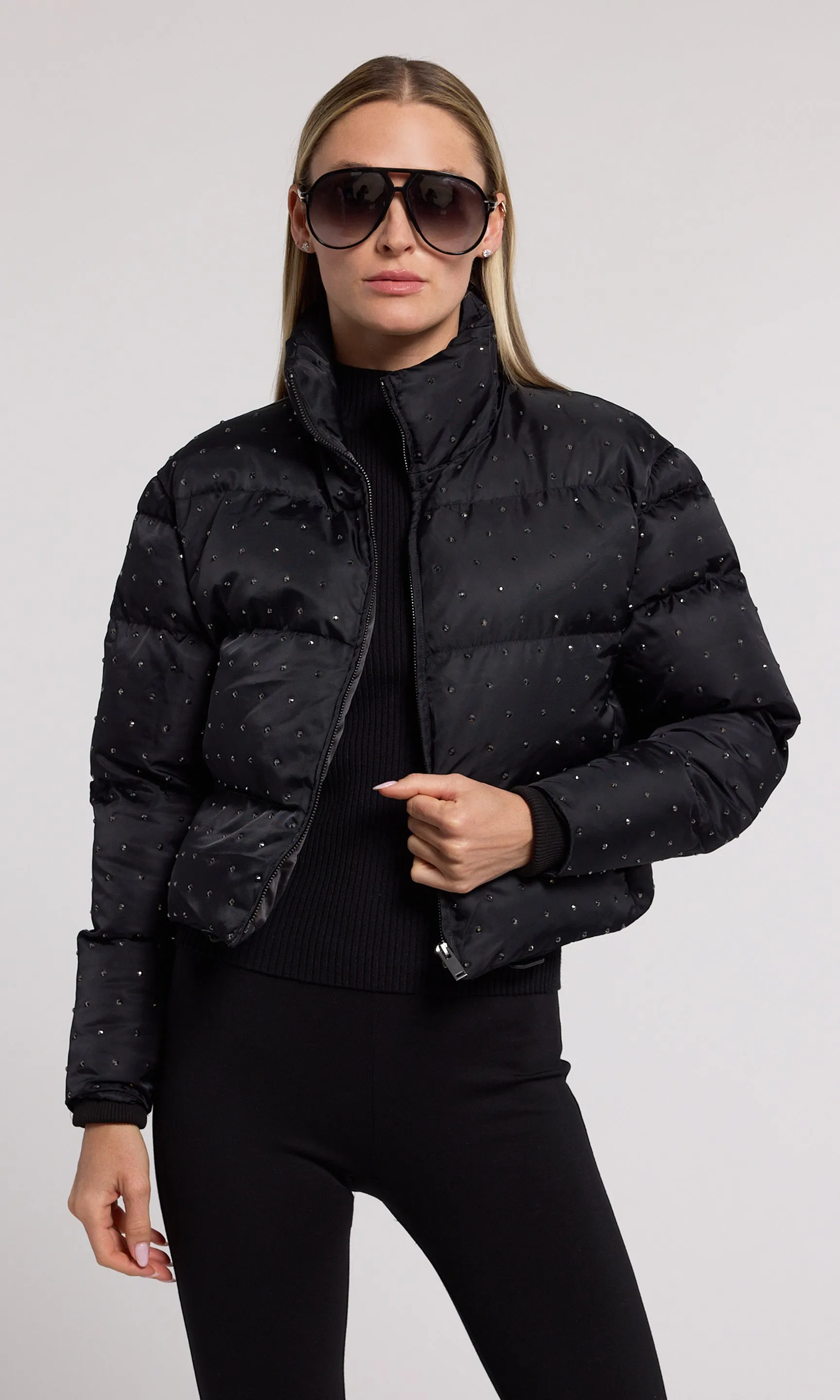 Rhoda Crystal Puffer