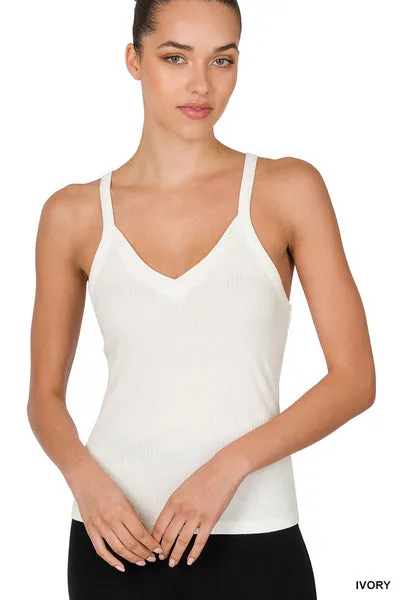 Ribbed Racerback Tank