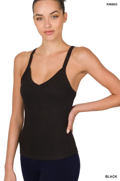 Ribbed Racerback Tank