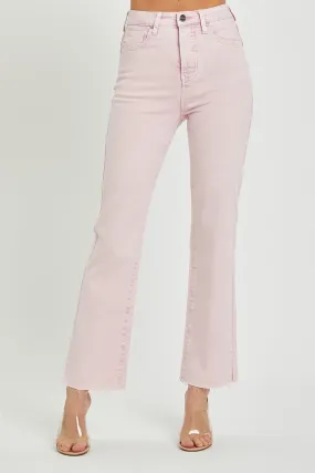 RISEN High Rise Tummy Control Straight Jeans