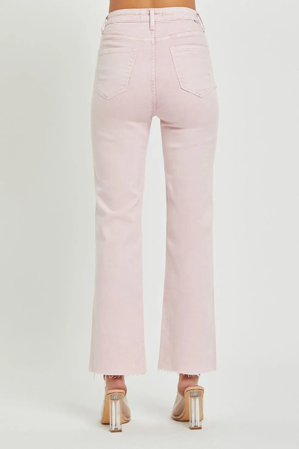 RISEN High Rise Tummy Control Straight Jeans