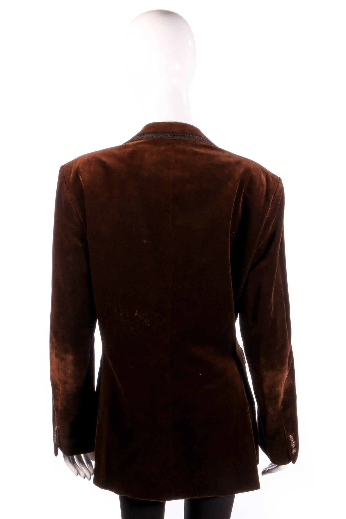 Ritex of Switzerland brown velvet jacket