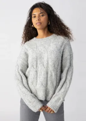 Sanctuary Clothing Cable Crew Sweater