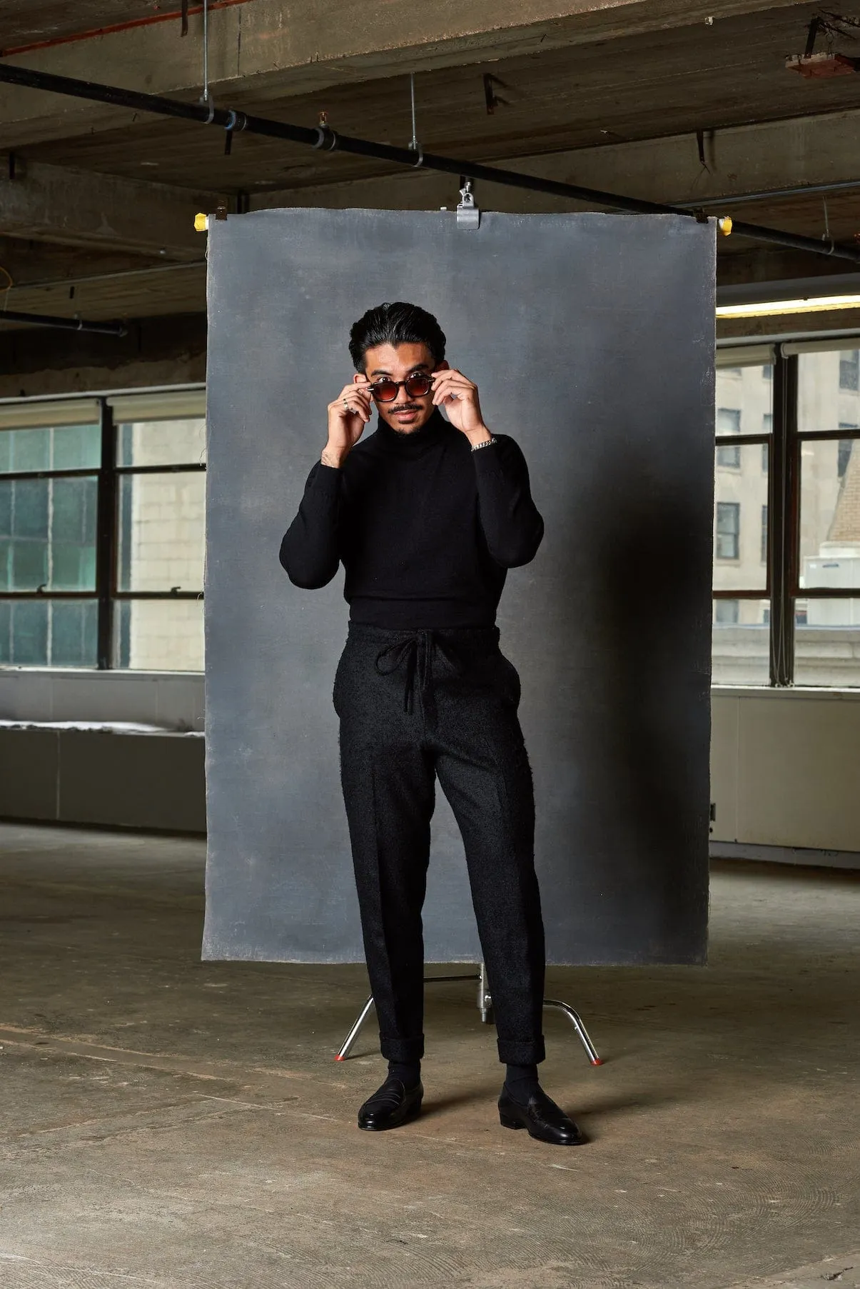 Sean Fine Merino Turtleneck Sweater