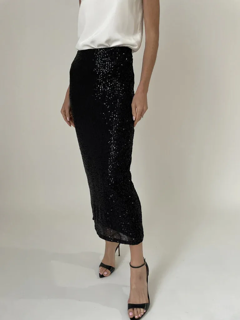 Sequin Skirt | Joy Pencil Skirt