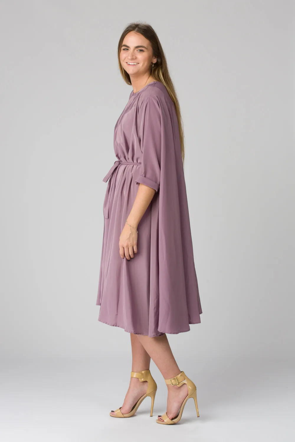 Shunka - Purple Mauve Crepe