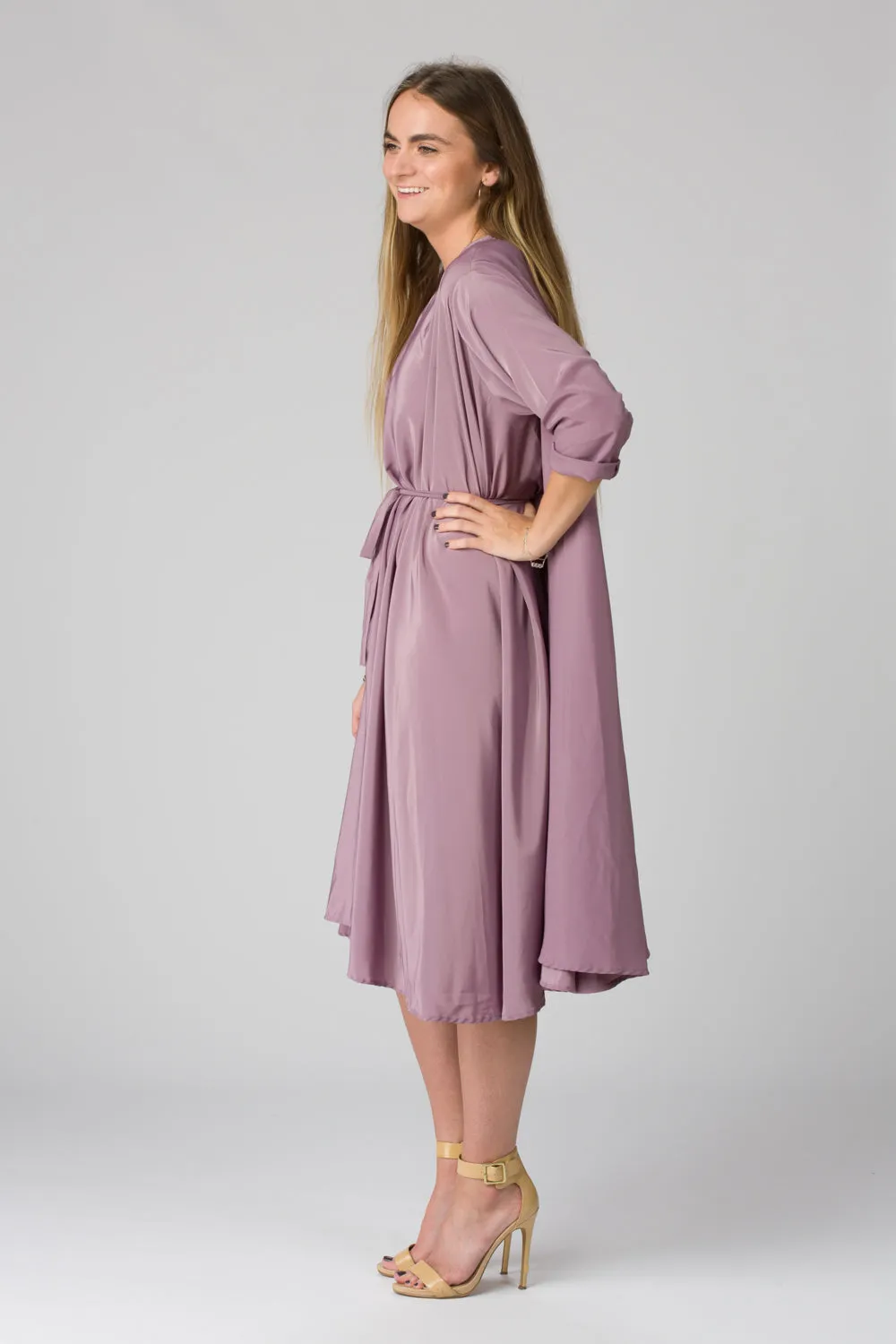 Shunka - Purple Mauve Crepe