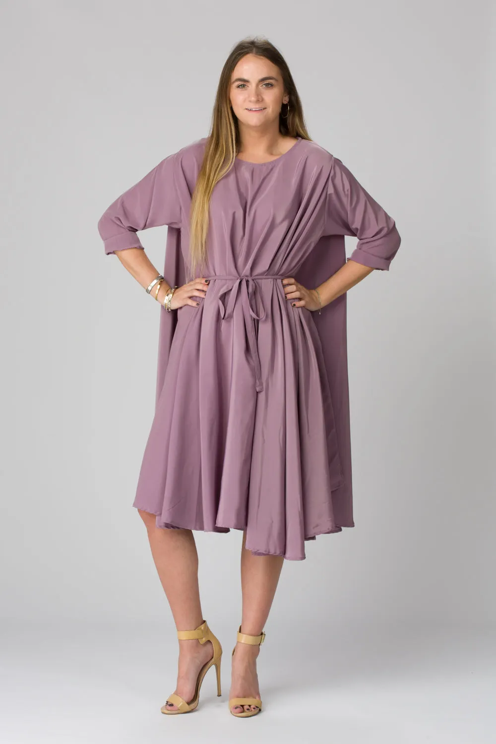 Shunka - Purple Mauve Crepe